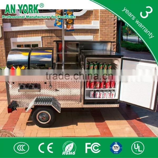 HD-23 Churros Food Kitchen Hot Dog Cart Catering Hot Dog Cart Refrigerated Hot Dog Cart photo-2