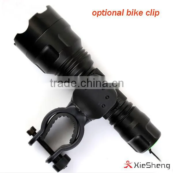 Classical 3.7v 10 Watt Rechargeable Battery C8T6 1600 Lumen Led Rechargeable Flashlight Quality Choice photo-4