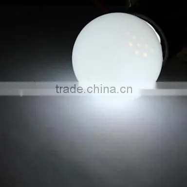 E27 0.5W 12x3528SMD 30LM 5500K Natural White Light LED Ball Bulb (220-240V) photo-6