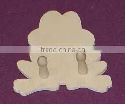 2014 New Frog Shape Wooden Wall Hook for Sale