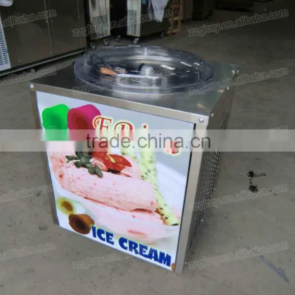 CE ROHS Single Pan Stainless Steel Rolled Fried Ice Cream Machine for Sale photo-2
