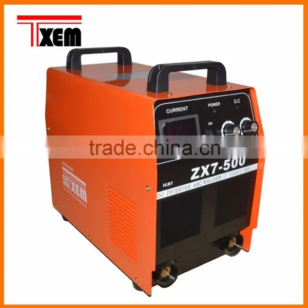 ZX7/ARC-500 Inverter DC Arc Welding Machine 220V20-200A-21KVA