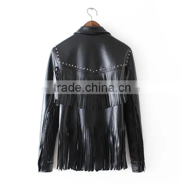Cheap China Wholesale Clothing Tassel Back Jacket photo-2