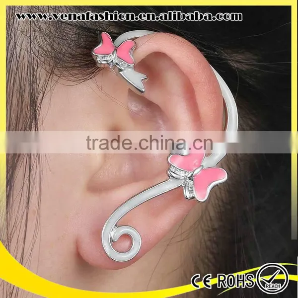 Glow in the Night Butterfly Clasp Fancy Cheap Chinese Earring photo-2