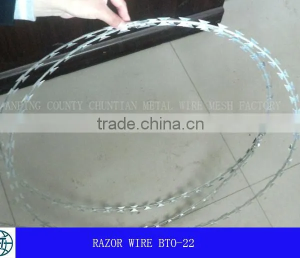 HOT-DIPPED GALVANIZED RAZOR WIRE CBT-65, BTO-22 photo-5