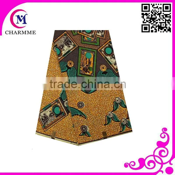 Veritable Cotton Wax Prints Fabric Real Wax Fabric Real Wax Fabric African Wax Fabric Guangzhou