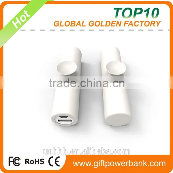 Unique Design Cylinder Silicon Sucker Battery Power Bank photo-3