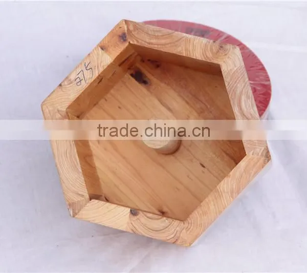 Wooden Roll Paper Box, Paper Box, Rolling Paper Box Nature Color photo-2