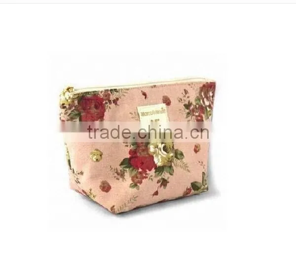 Mini Waterproof Canvas Cosmetic Bag photo-2