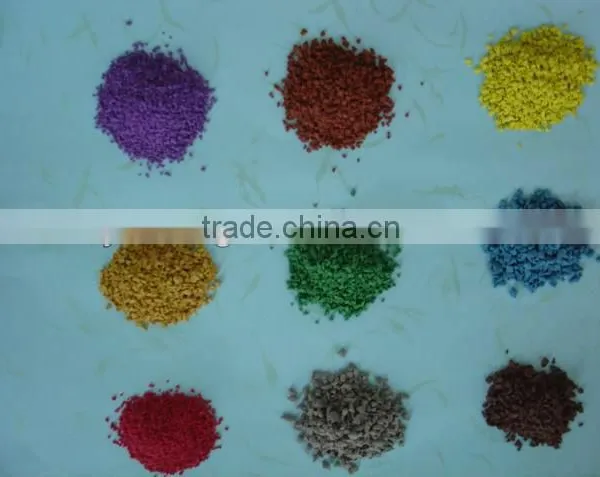 Epdm Crumb Rubber/epdm Granules for Sports Flooring/children Playgrounds/swimming Pool Decks-FL-G-Y-0504-5