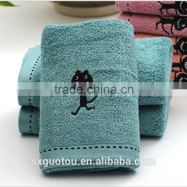 Cartoon Cat Bamboo Fiber Towel photo-5