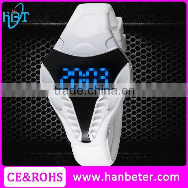 Latest Design in Colorful Led Light Analog Digital Watch With Snake Pattern