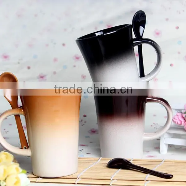 2016 Graduated Color Horn Mug With Spoon photo-3