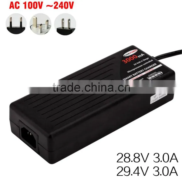 Everpower Intelligent 24v 2.8amp R/C Toys Lifepo4 Battery Charger