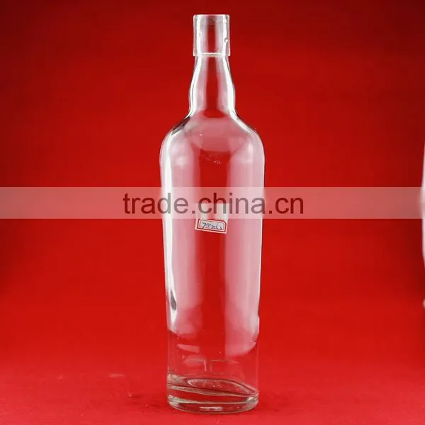 Wholesale Hot Quality Brandy Glass Bottles Waterdrap Whiskey Bottles Frosted Beverage Bottle photo-2
