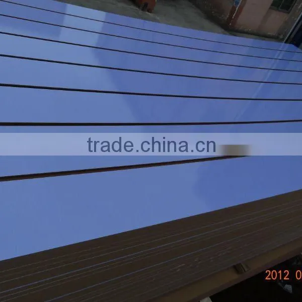 Color Melamine Mdf Slatwall