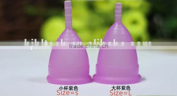 Feminine Hygiene Product Menstrual Cup Medical Silicone in Medical Grade With Small & Large Size photo-3