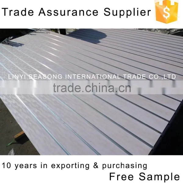 China 1220*2440mm*15mm One Side Melamine Faced Mdf Slot Board photo-4