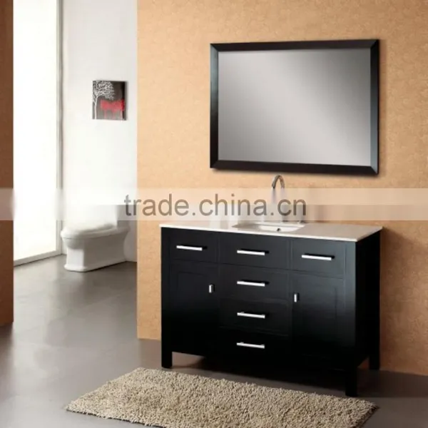 Modern French Solid Wood Bathroom Furniture