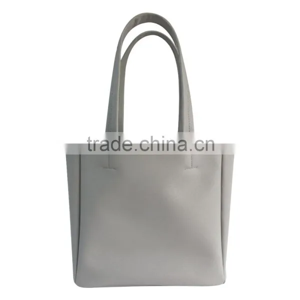 Cross Hatched PU Lady's Handbag