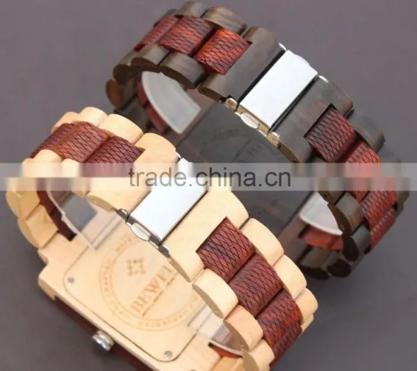 Mixed Color Wristwatch Wooden Water Resistant Wooden WristWatch Women Men Wristwatch Wooden photo-6