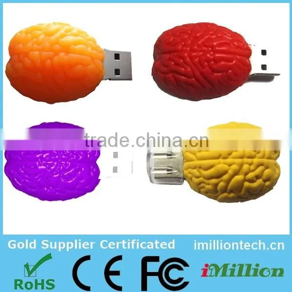 Brain Design Simulation Human Organ Customized Usb Flash Drive , Free Sample photo-2