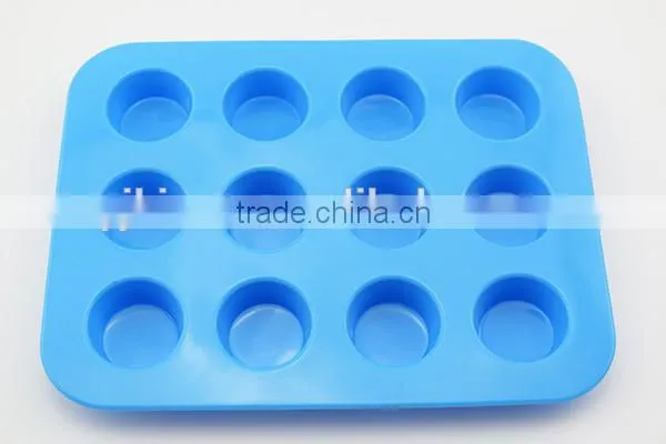 12 in 1 Silicone Baking Cake Moulds photo-2