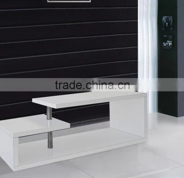 2016DESIGN MDF COFFEE TABLE PE GLOSSY PAINT WOOD TABLE MODERN TV STAND CABINET photo-4