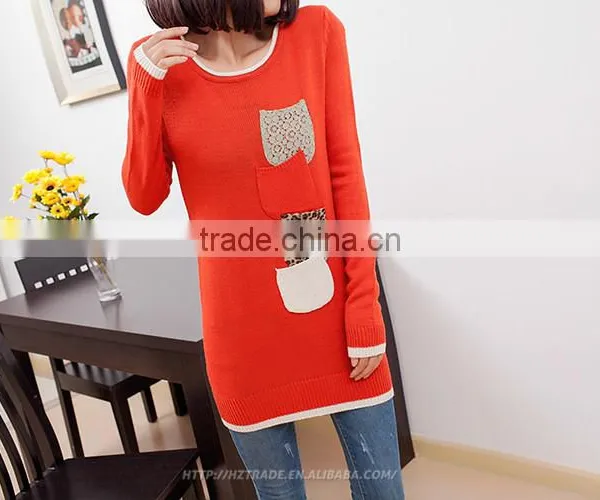 SWEATER14 Promotional Top Quality Woolen Sweater Designs For Ladies