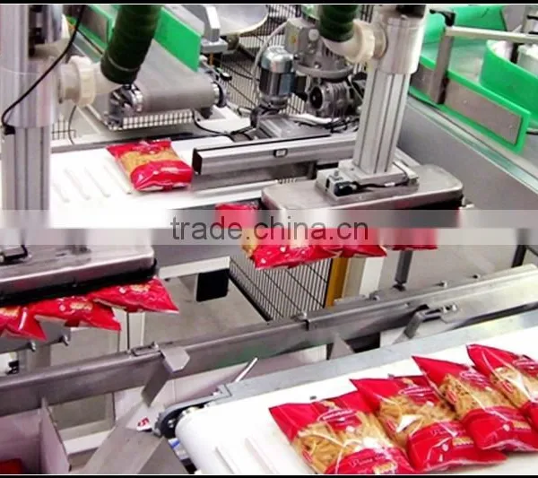 Auto Case Packer for Snack Food, Pick and Place Bag in Box Machine. photo-3