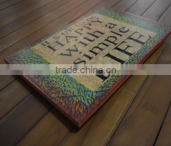 Wooden Vintage Style Sign - Wall Decoration WQ-003 photo-2