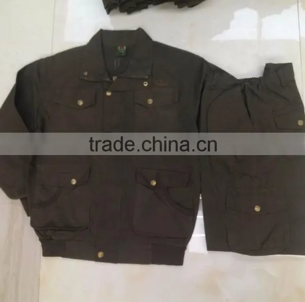 Factory Direct Supply of Green Outdoor Leisure Suit Overalls for Foreign Auto Repair Welding Camouflage Uniforms photo-5