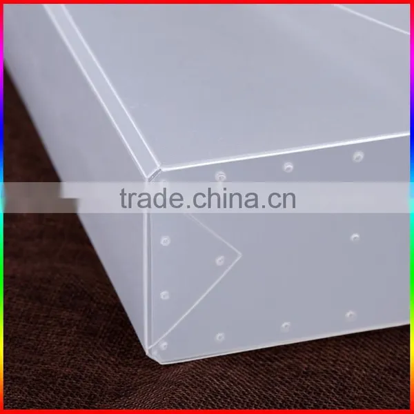 Eco Recyclable Clear Pvc Large Plastic Box With Handle photo-5