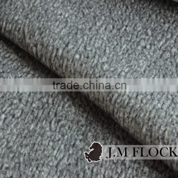 Junma Dark Grey Twill Pattern Spray Flocked Fabric Flocking Sofa Upholstery Fabric photo-6