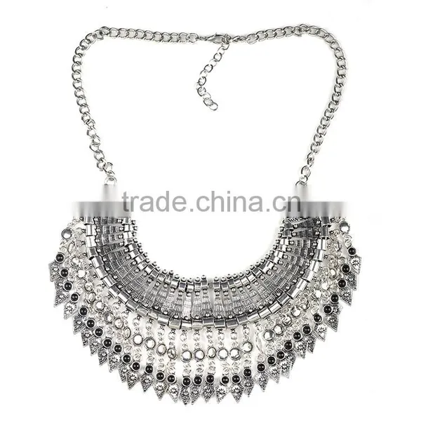 Anti Gold Silver Plated Vintage Necklace Boho Jewellery photo-5