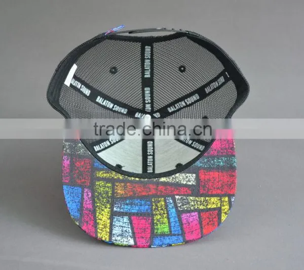 BSCI Aduit Custom 6-panel Snapback Cap With Embroidery photo-6