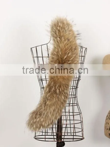 Lady's Soft Raccoon Fur Collar RC15 photo-5