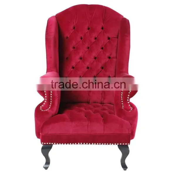 French Style Red Wedding Chair Furniture for Sale