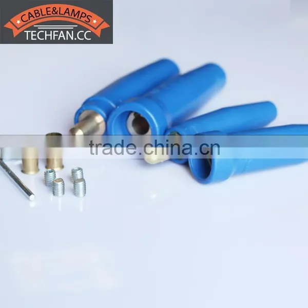Super Flexible Blue Natural Rubber Brass 300AMP 500AMP Welding Cableplug Tube photo-5