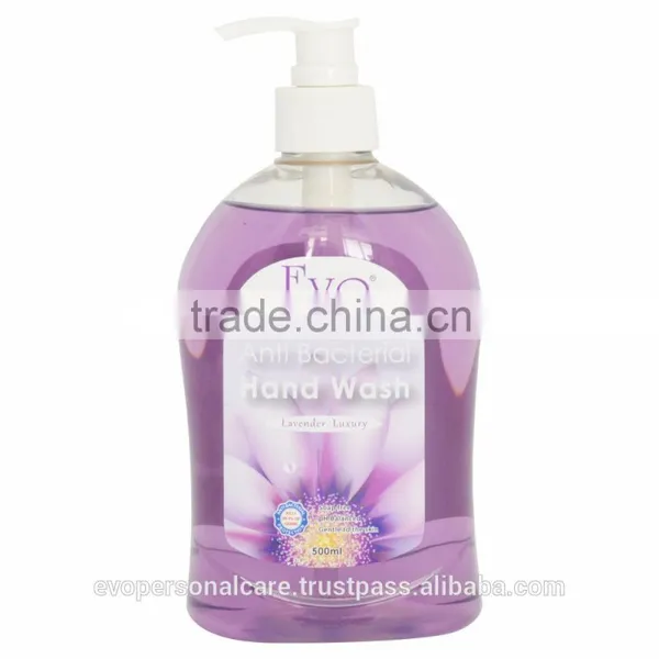 EVO NATURALE ANTI BACTERIAL HAND WASH LAVENDER LUXURY 500ml