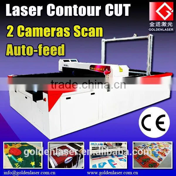 Sublimated Fabric Laser Cutting Plotter With Camera