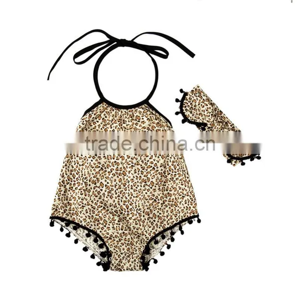 Baby Romper With Pompom And Headband.Summer Children Clothes.Floral Decoration. photo-6