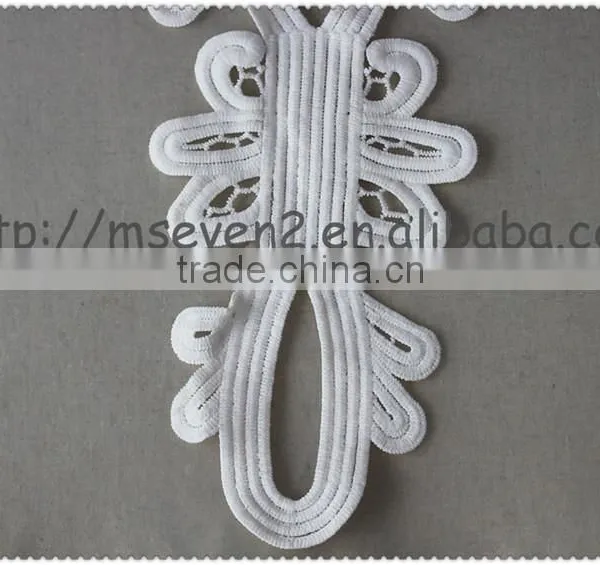 Wholesale Soft White Cotton Lace Collar, Embroidery Cotton Collar Lace for Ladies Wear photo-4