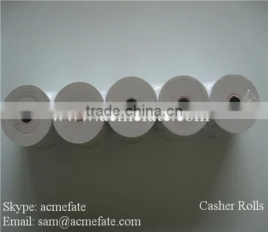 Cash Register Paper Logo Printed Pos Atm Machine Paper Roll 80x80 photo-4