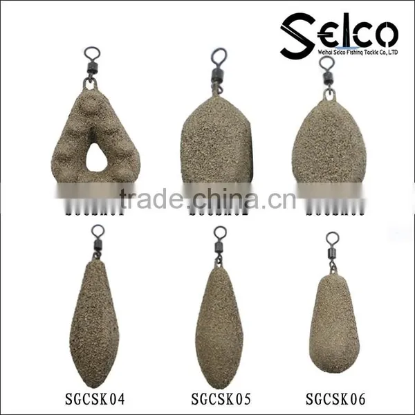 Carp Fishing Square Pear Fishing Leads Weights photo-4