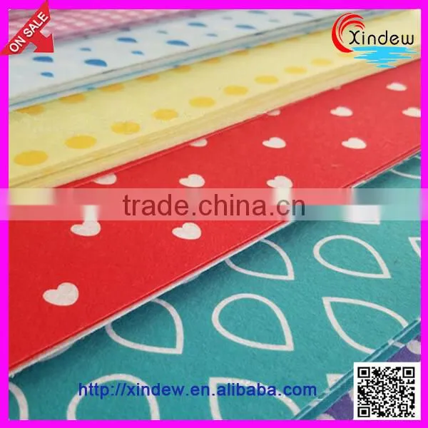 Colorful Craft Print Felt