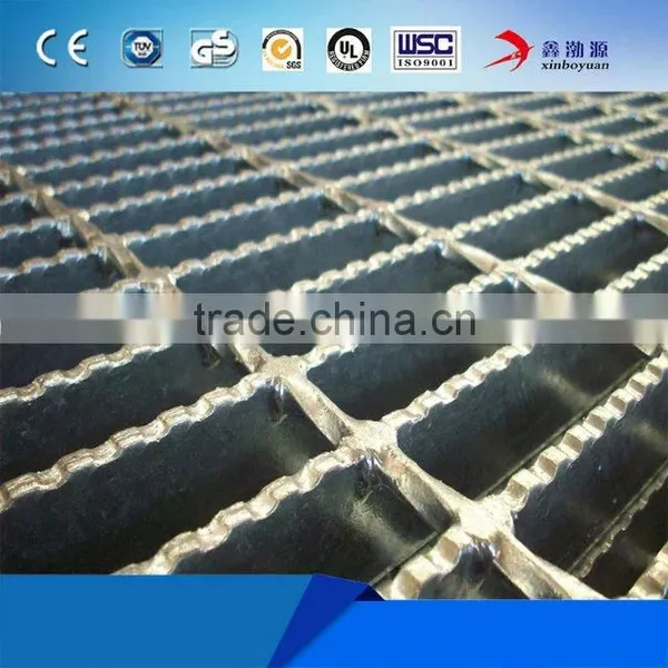 Factory Low Price I-Shape/plain Type / Serrated Galvanized Metal Grid Flooring Steel Bar Grating photo-4