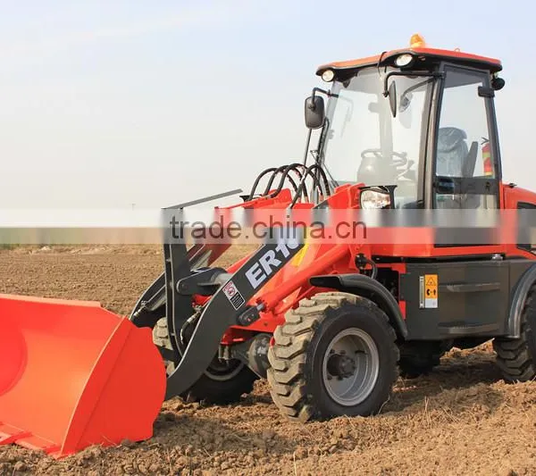 New ER10 CE Tractor Mini Wheel Loader With Quick Hitch for Sale photo-6