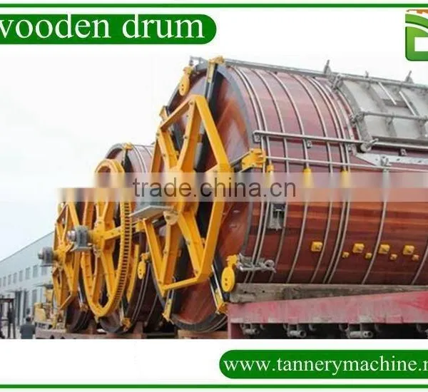 350*300cm Hath Pace Leather Wooden Drum for Dealing Pig, Sheep and Goat Skin photo-3