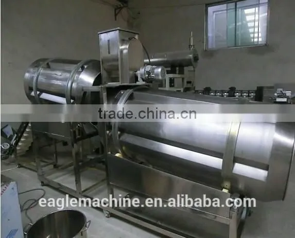 Automatic Pet Food /fish Food /cat Food Animal Food Twin Roller /tumbler Flavoring Seasoning Machine